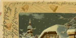 Entering the card: God Christmas. || Notering på kortet: God Jul.