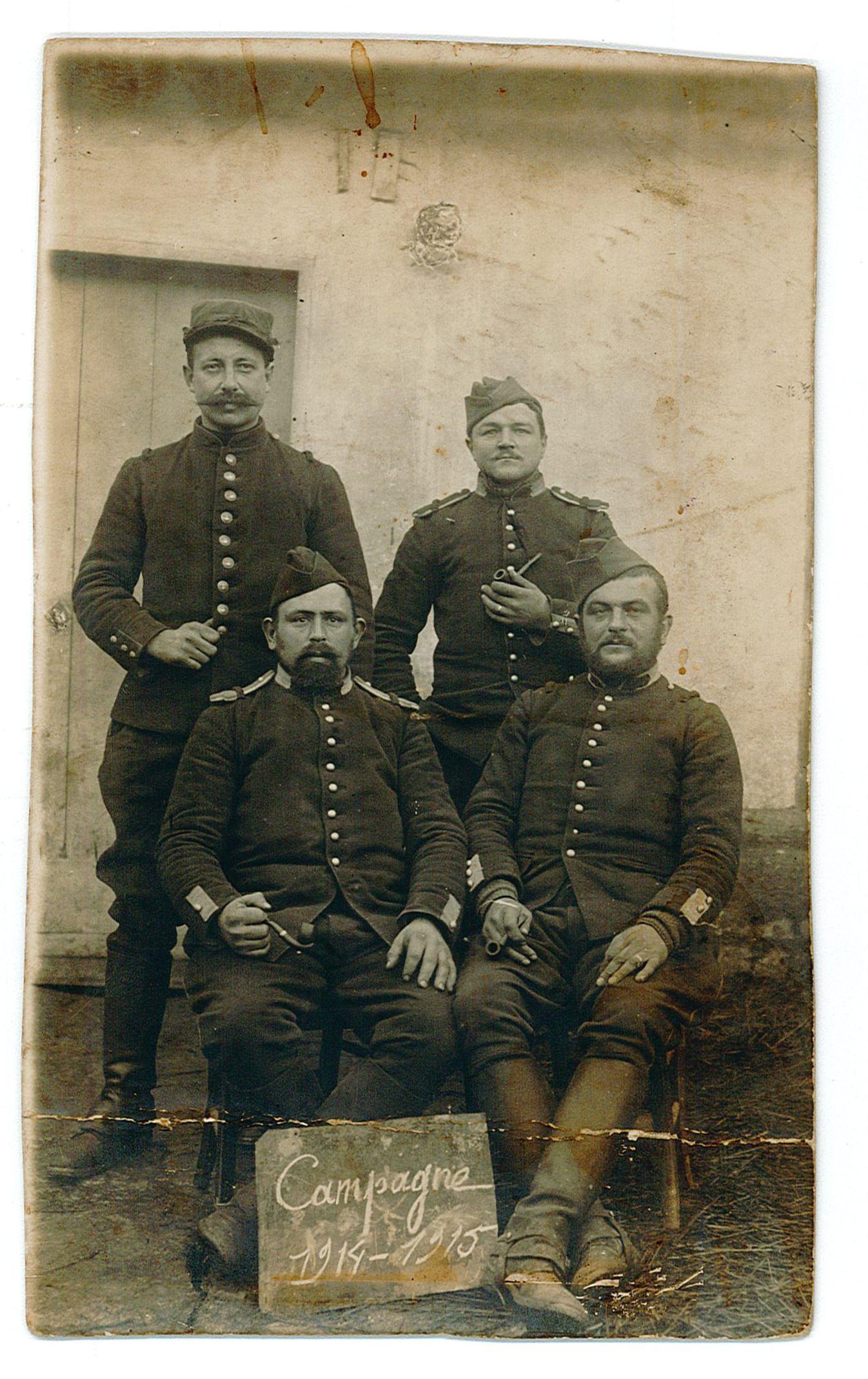 Portrait de poilus