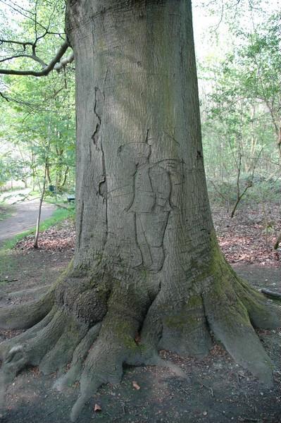 Een graffito uit 1914.