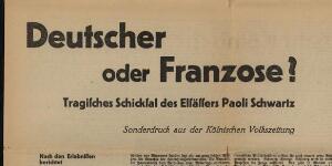 Artikel in der Zeitung über Paoli Schwartz